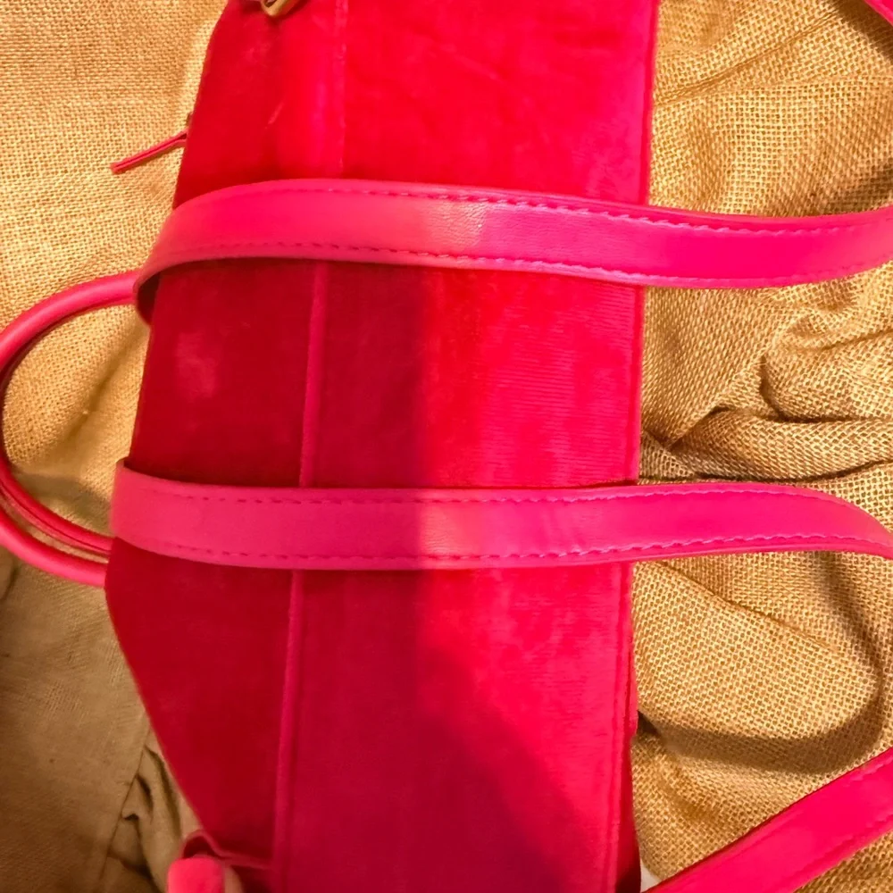 Juicy Couture Pink Bow Backpack Tote Convertible Y2K Bag NWOT - Picture 6 of 12